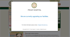 Desktop Screenshot of privathospital.org